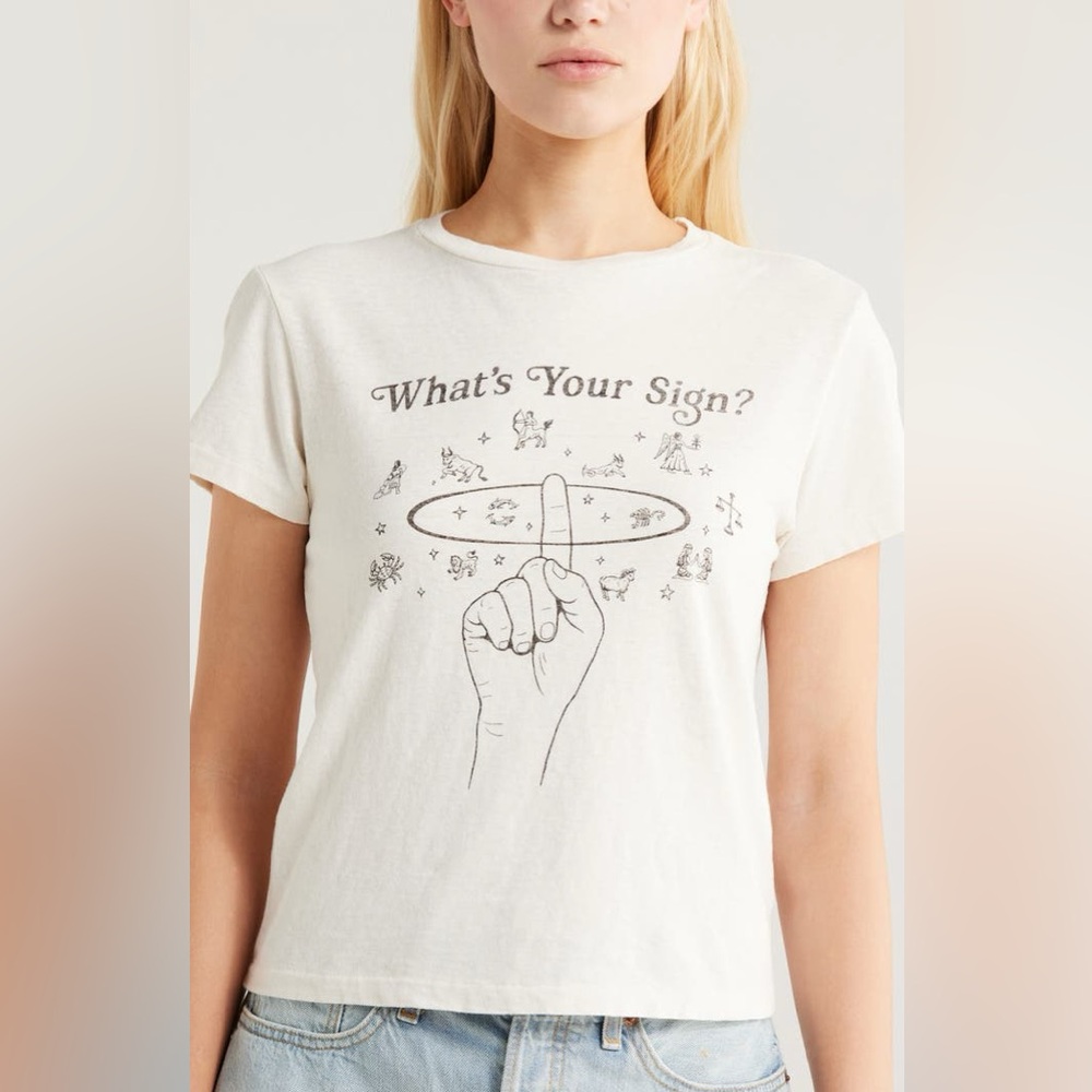 Re/Done what’s your sign tee